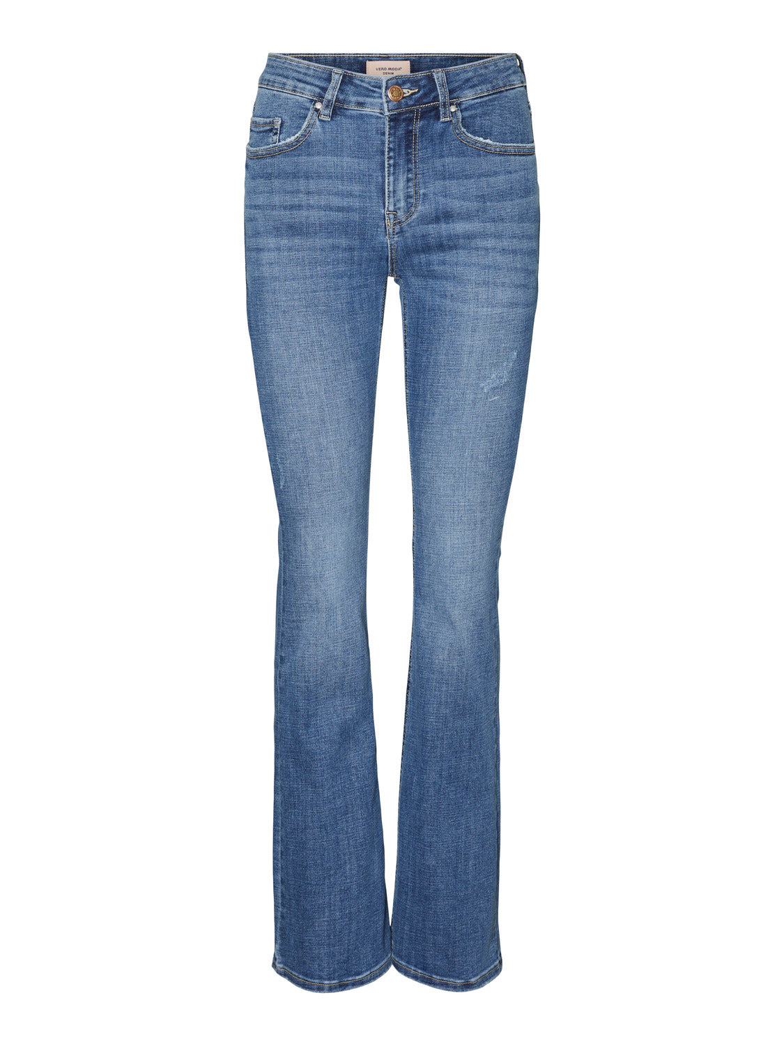VMFLASH flared Jeans - Medium Blue Denim